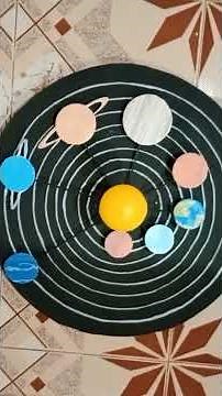 solar system working model for science exhibition project | Solar System Model #solarsystem #project
