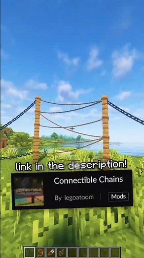 Connectible Chains Mod Minecraft Java #minecraft #minecraftmods