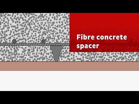 Fibre concrete spacer