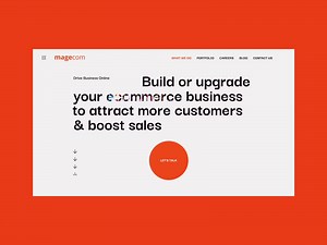 What we do page design