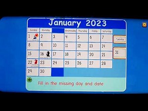 Starfall: The "January 31, 2023" Calender