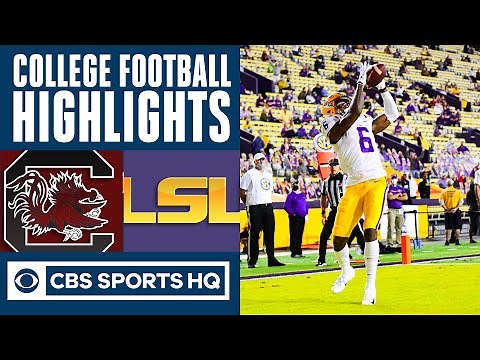 South Carolina vs LSU Highlights: LSU returns first kick for TD | CBS Sports HQ