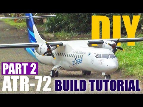 Watch the Amazing Construction of the Twin Motor ATR-72 600 RC Plane