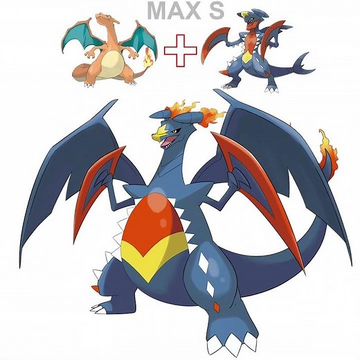 Fusing Charizard With Garchomp & Metagross Mega Evolutions! #Shorts
