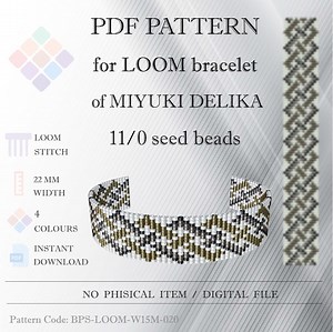 Loom Bracelet Pattern PDF – Delica 11/0 Openwork Braid Design (digital Download) - Etsy Canada