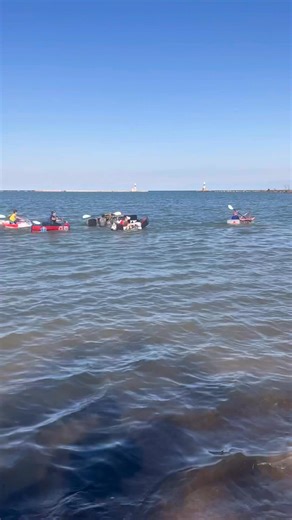 7.3K views · 82 reactions | More from the 2025 Cardboard Boat Regatta! | Naval Station Great Lakes | Facebook