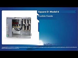 Square D Model 6 Fusible Disconnect Feeder Bucket