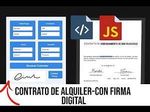 Como hacer Firmas Digitales en JavaScript | HTML + CSS + Canvas Paso a Paso