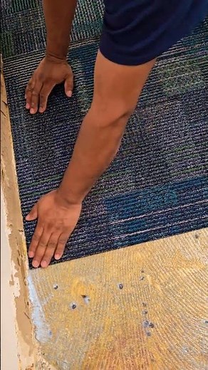 HOW TO INSTALL CARPET TILE #tips #carpet #tiles #install