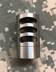 Self-Timing Tactical Muzzle Brake - 3 Port (Dia. 1.240) - Hanks Precision Gun Parts