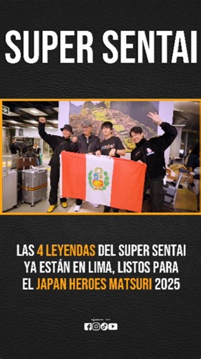 MarmotasTV on Instagram: "Daisuke Shima, Yasuhisa Furuhara, Ryosuke Kaizu y Kenta Satō ya se encuentra en Lima-Perú 🇵🇪 Las cuatro leyendas del SuperSentai llegarón desde Japón para participar del Japan Heroes Matsuri 🔥 Esta es una visita épica, que todos los fans del Tokusatsu han esperado por meses 🎉 #supersentai #tokusatsu #liveman #maskman #turboranger #goonred"