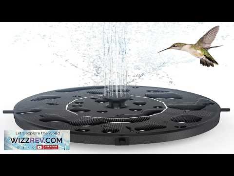 Solar Fountain Water Pump for Bird Bath Floating Solar Powered Water Fountain