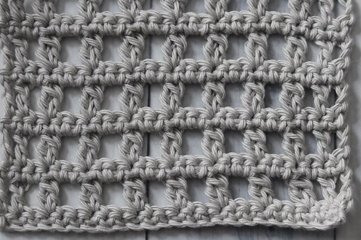 Mesh Cluster Stitch | How to Crochet | Rich Textures Crochet