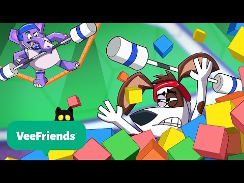 Goofball Gladiator Challenge | VeeFriends 🐈‍⬛ | NEW! | 🐘Full Episodes 🐶