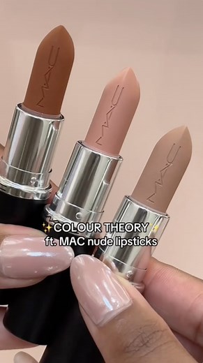 Some M·A·C nude color theory straight from @selfridgesbeauty ✨ Swipe on these iconic lipsticks to find your perfect shade 💄 #MACNudes #MACLipCombos #MACximal #MACLustreglass #MACCosmeticsPH | M·A·C Cosmetics