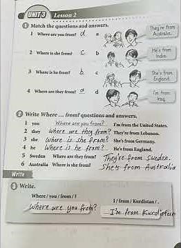 Sunrise 5 activity book unit 3 lesson 2