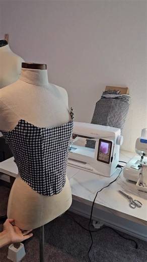 Corset Making by @patterncouture #fashiontiktok @Husqvarna Viking Sewing Aus
