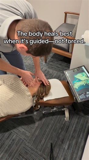 Gentle. Specific. Precise. That’s upper cervical care. We understand the hesitation. A lot of people have tried “cracking,” stretching, or forceful adjustments and either didn’t get lasting results—or felt worse afterward. So when we say gentle, we don’t mean vague or passive. We mean intentional and measured. The upper neck protects the brainstem and controls how the nervous system communicates with the rest of the body. Even small misalignments in this area can have a big impact. That’s why we