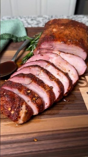 Easy and Delicious Smoked Pork Loin! #bbqrecipes #bbq #grilling #recipe