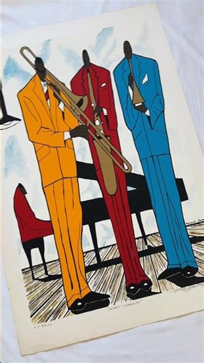 Ronald Jones “Jazzy Moments” AP Serigraph — Bold Jazz Art for Collectors & Music Lovers