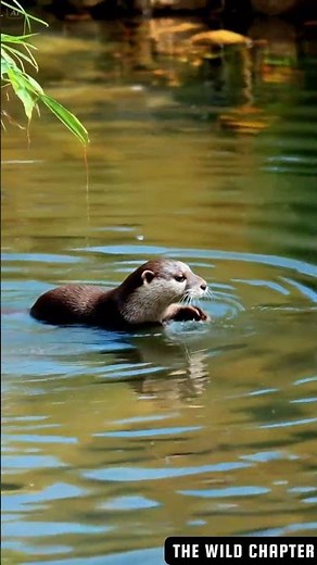 Newborn Giant Otter Pup Learns to Swim | Amazon Wildlife Documentary