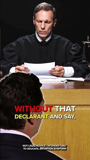 Objection, hearsay! | What does that mean?