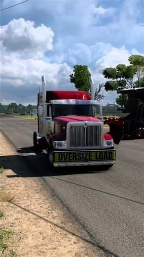 International 9900i Heavy Harvester Delivery | Fresno to Stockton | American Truck Simulator
