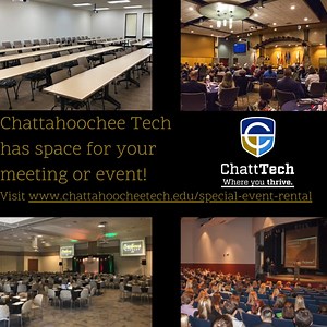 Did you know you can rent a space for your special event at Chattahoochee Tech? Learn more: https://bit.ly/3SOJDIn #EventSpace #ChattTech | Chattahoochee Technical College | Facebook