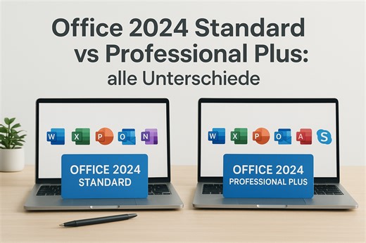 Office 2024 Standard vs Professional Plus: alle Unterschiede | Lizenzexperte.de