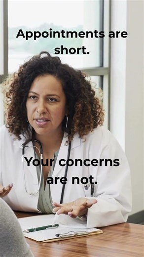 “Ever leave the doctor and remember the question too late?”