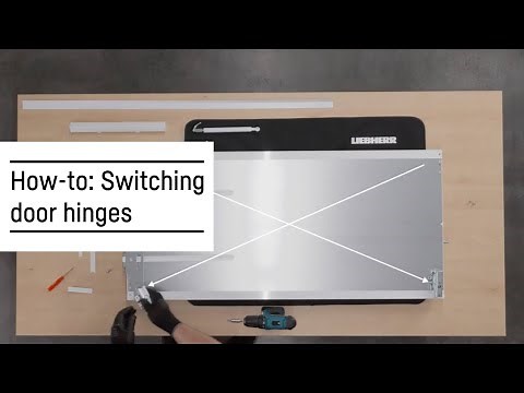 How to - Switching door hinges | Liebherr