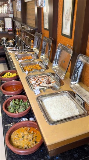 Unni George on Instagram: "Saturday Dinner Buffet Rustic Leisures Hotels & Resorts, Puthuvype, Kochi 🕖 Time: 7:00 PM – 11:00 PM Welcome Beverage * Watermelon & Mint Lime Table Service * Aloo Tikka * Chicken Wings Starters * Pineapple Tawa Fry * Crispy Cutlet * Creamy & Cheesy Pasta * Crispy Fried Vegetables * Chicken Momos * Egg 65 * Meen Peera * Chicken Pakora * Chicken 65 (Small Pieces) Main Course * Kappa with Fish Mulakittathu & Chutney * Veg Pulao, Chicken Roast & Aloo Sabzi * Appam with D