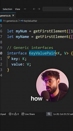 Generic Interfaces in Typescript