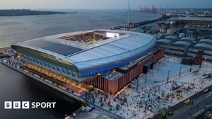 Everton new stadium: 'Out of this world' - Toffees fans see first match at Bramley-Moore Dock ground