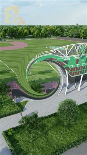 State-of-the-Art Baseball Facility Design | Pittsburgh, PA #Shorts #3d