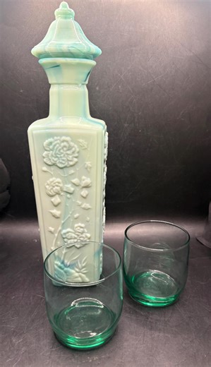 Jim Beam Pagoda Glass Decanter - Etsy