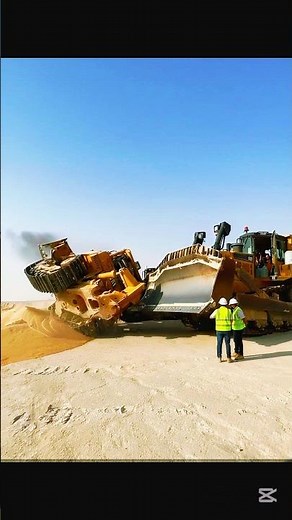 "Bulldozer 😭#Recovery on Sand | Two ['Dozers], #Rescue One #Dozer ...