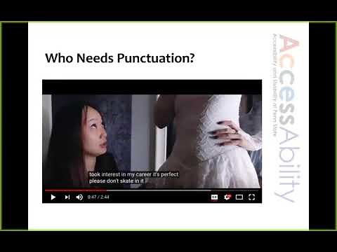 Captioning Tips and Tricks