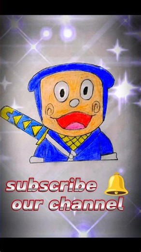 how to draw ninja hattori ll ninja hattori drawing