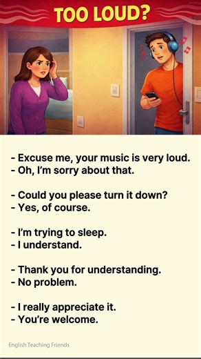 Complaining About Noise in English | Easy English Conversation