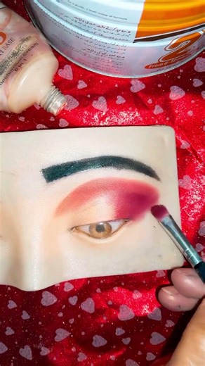 Simple Pink Eye Makeup Tutorial 💕 | Beginners Friendly Look #Shorts