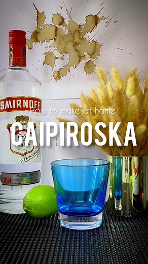 Caipiroska Ingredients: 50 ml vodka 25 ml sugar syrup 1 lime Glass: Old-fashioned Method: Built Garnish: None #cocktails #homebartender #homebar #caipiroska #vodkacocktail #recipe #simplerecipe #simplecocktail #summercocktails #cocktailsnrecipes