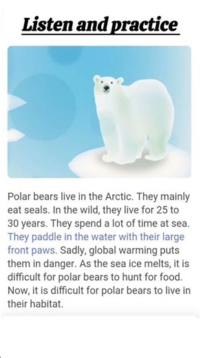 listen and practice your reading and listening skills