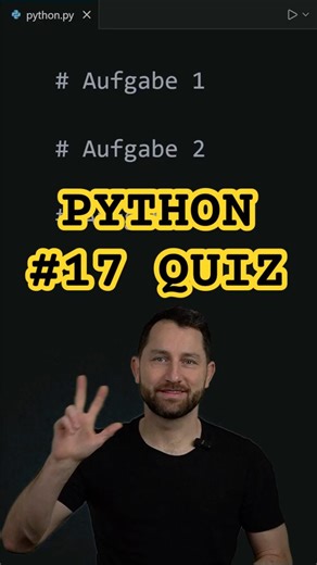 Quiz | Python #17 #python #pythonlernen #programmieren #simplexstudy