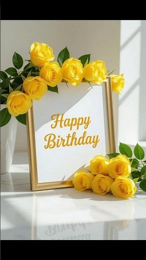 Beautiful Birthday Wishes|Happy Birthday Wishes With Roses|Birthday Wishes Card|Birthday Wishe Video