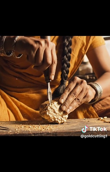 Gold Cutting ASMR Experience for Relaxation