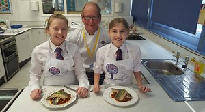 Learning with FISH Heroes! Sees Year 10 and Year 11 pupils at Barnes Wallis Academy getting a chance to learn how to prepare and cook fresh local fish