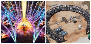 Work Being Done Backstage On HarmonioUS Nighttime Spectacular For Epcot! | Chip and Company