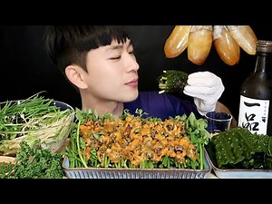 미더덕회 먹다가 필름끊겼어요...ㅠㅠ Raw Water Sea Squirt (Blackout drunk) Mukbang ホヤ 喷 ASMR Eating Show