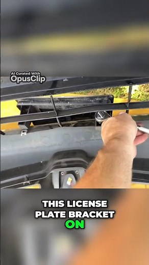Upside Down Bumper License Plate Bracket Install!!